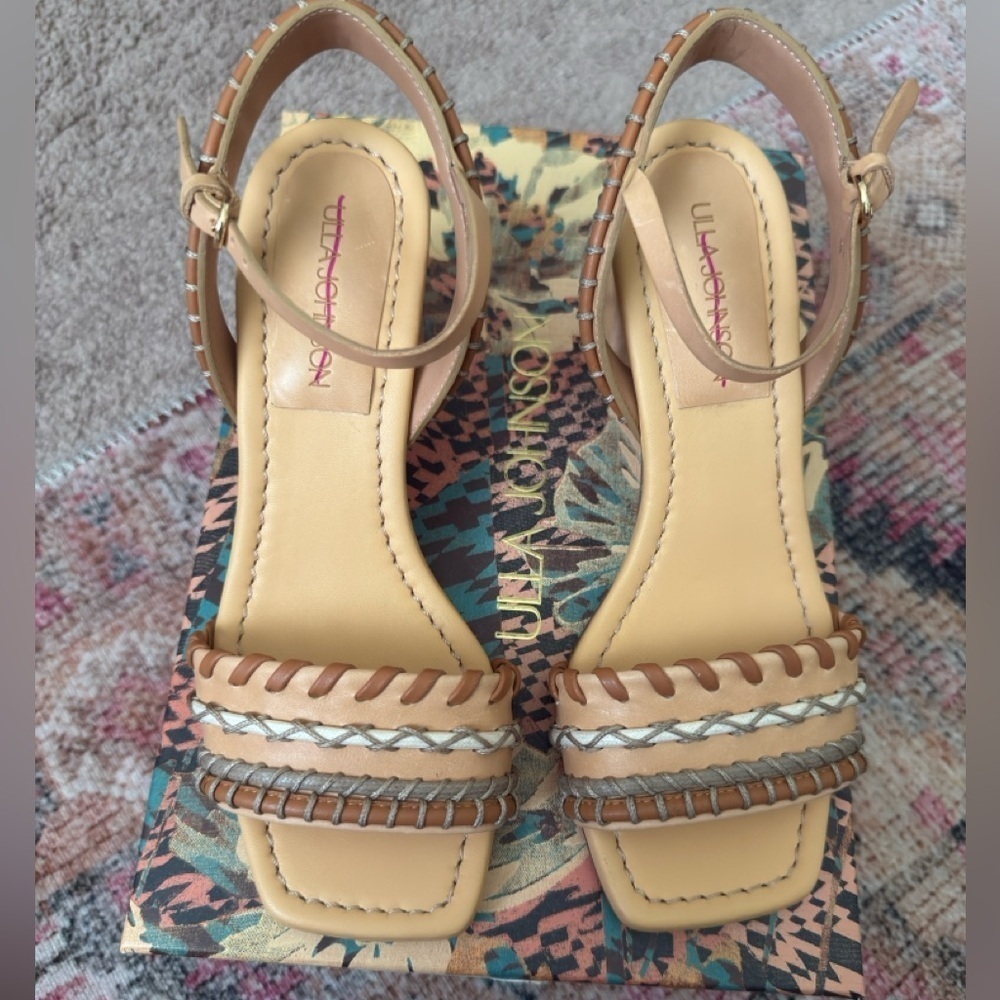Ulla Johnson Sofia Leather Sandals - Picture 5 of 8